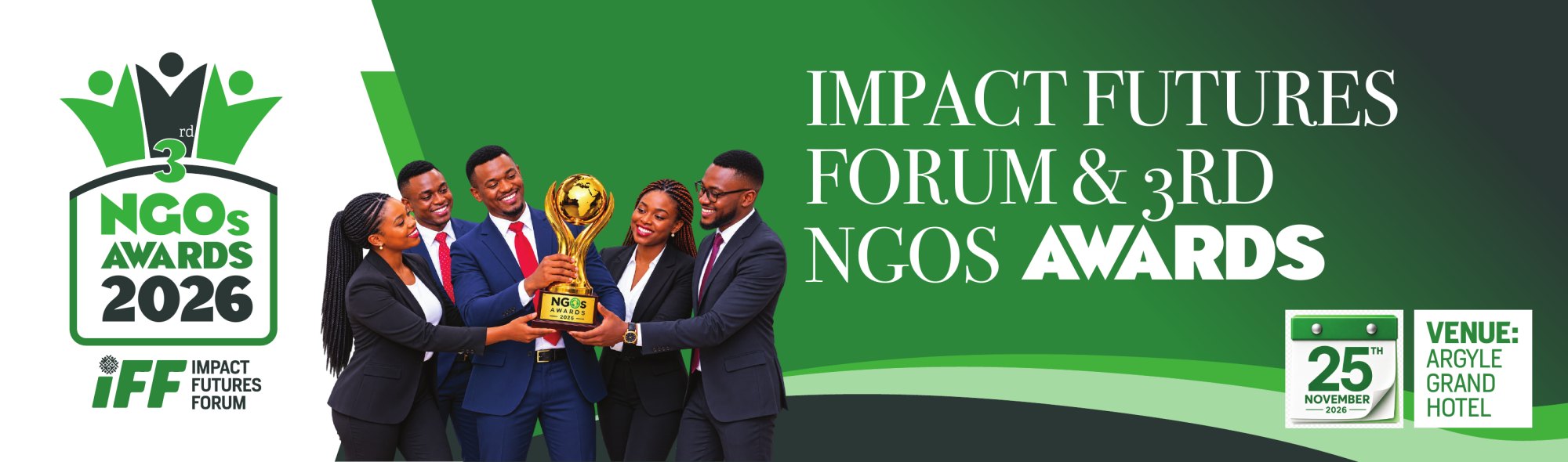 Impact Futures Forum and 3rd NGOs Awards 2026 — 25 November 2026, Argyle Grand Hotel